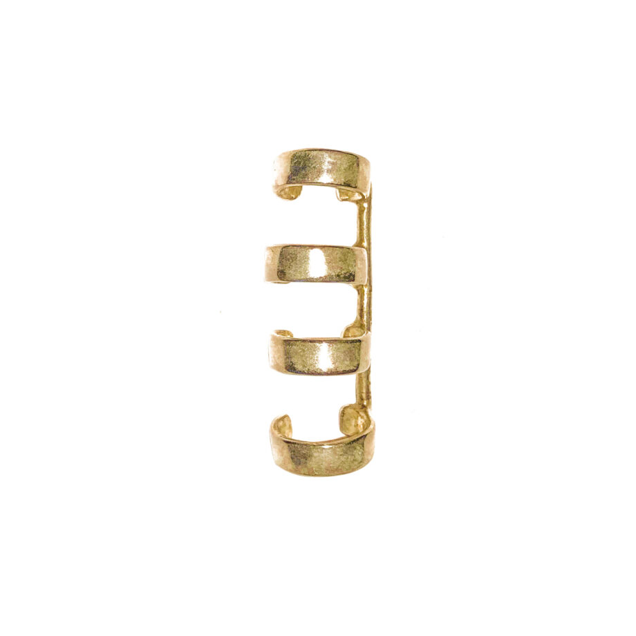 PIERCING EM PRATA DE LEI 925 COM BANHO DOURADO