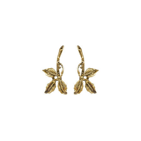 EARCUFF EM PRATA DE LEI 925 COM BANHO DE OURO