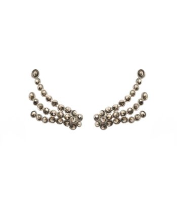 EARCUFF EM PRATA DE LEI 925 COM MARCASSITAS