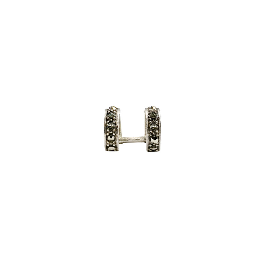 PIERCING EM PRATA DE LEI 925 COM MARCASSITAS