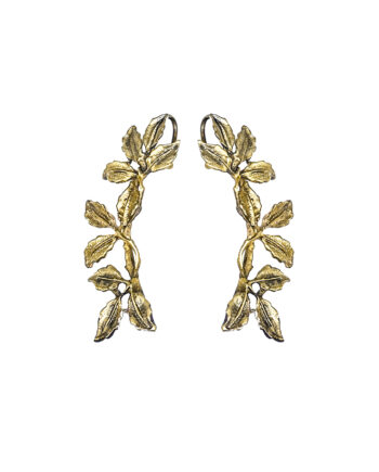 EARCUFF EM PRATA DE LEI 925 COM BANHO DE OURO