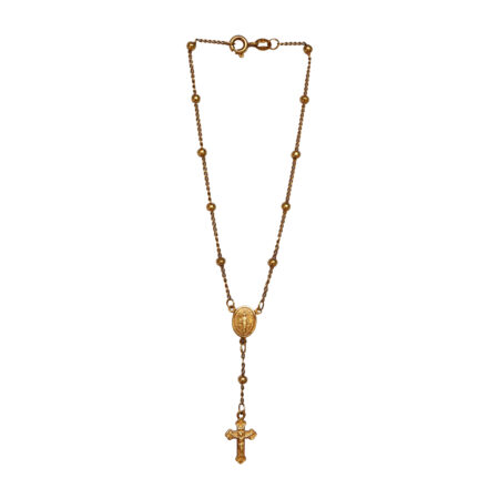 Pulseira "terço" em ouro 18k