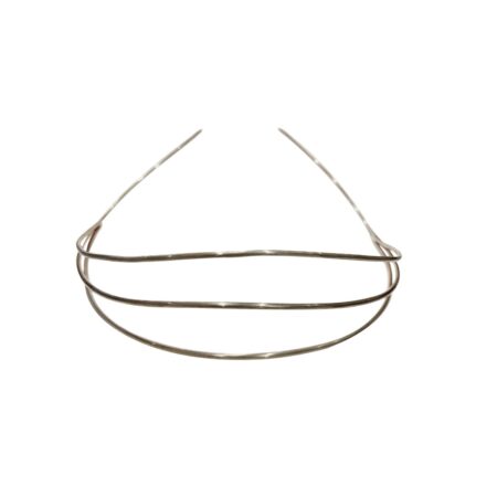 Headpiece 3 fios -  banho prata