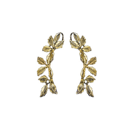 EARCUFF EM PRATA DE LEI 925 COM BANHO DE OURO