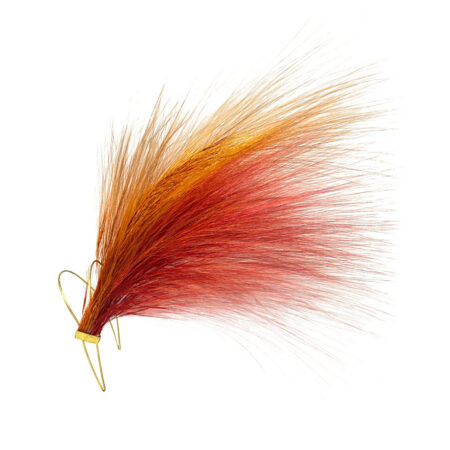 HEADPIECE COM RAFIS LARANJA E VERMELHO