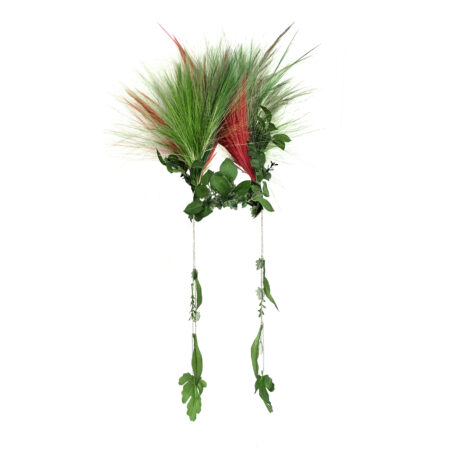 HEADPIECE COM PALHAS E FOLHAS
