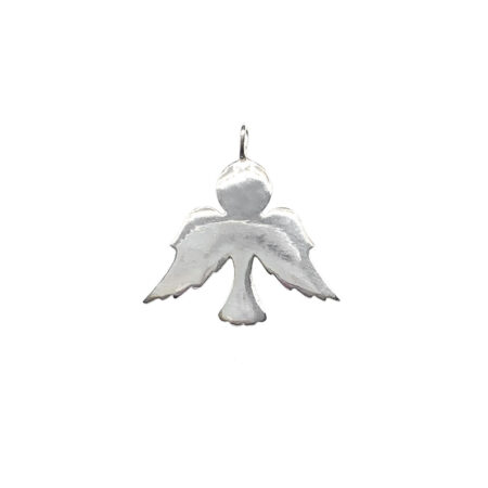 PINGENTE ESPÍRITO SANTO COM BANHO DE PRATA