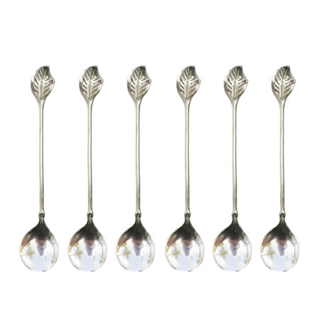 COLHER DE CAFÉ FOLHAS – 6UN