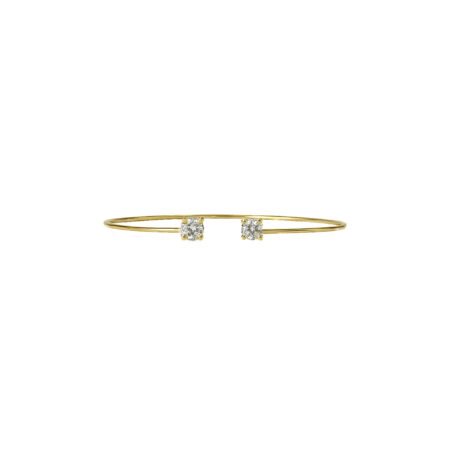 Pulseira de ouro amarelo 18k com brilhantes